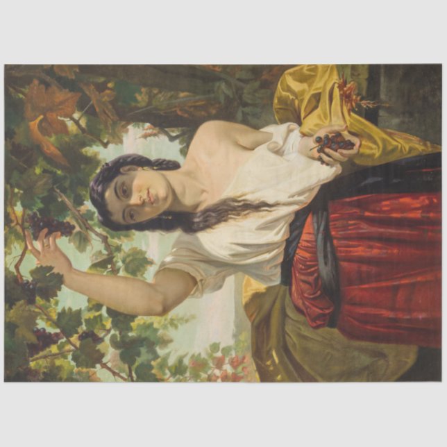 Papel De Seda Uvas-Picante (Colheita de Verão) (Frente )