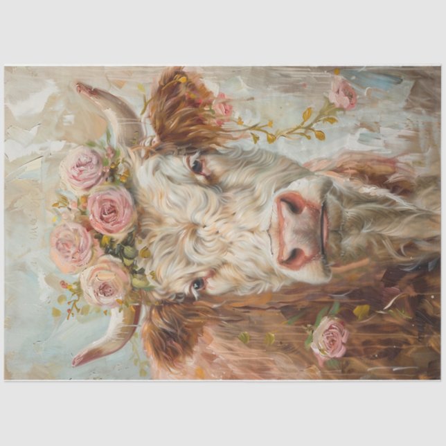 Papel De Seda Vaca (Frente )