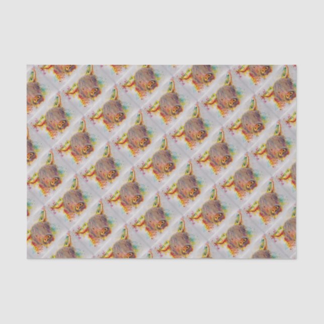 Papel De Seda Vaca das montanhas (Frente )