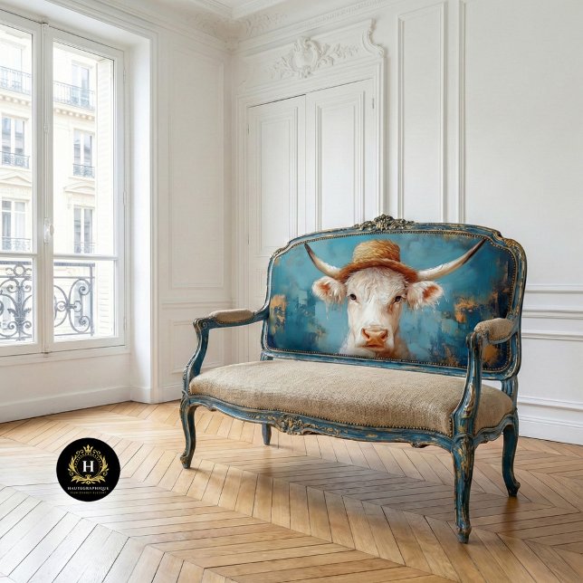 Papel De Seda Vaca das Terras Altas Decoupage Rústico Boho Casa  (Criador carregado)