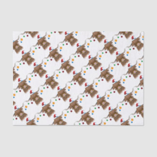 Papel De Seda Vaca de Natal