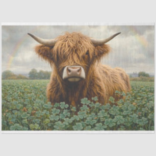 Papel De Seda Vaca Highland em uma Dissociação de Campo de Fecha