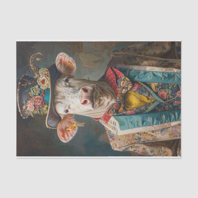 Papel De Seda Vaca Mania13 (Frente )