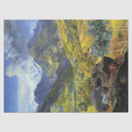 Papel De Seda Val d'Aosta (paisagem alpina majestosa italiana)