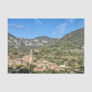 Papel De Seda Valldemossa antiga vila - Maiorca, Espanha