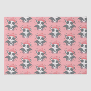Papel De Seda Vampiro bonito Panda Bats Fantasma Rosa Halloween