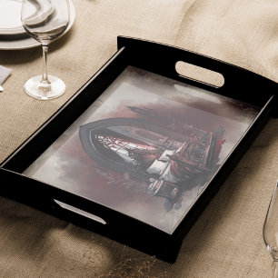 Papel De Seda Vampy Boudoir Suíte Gothic Red Victorian Bedroom