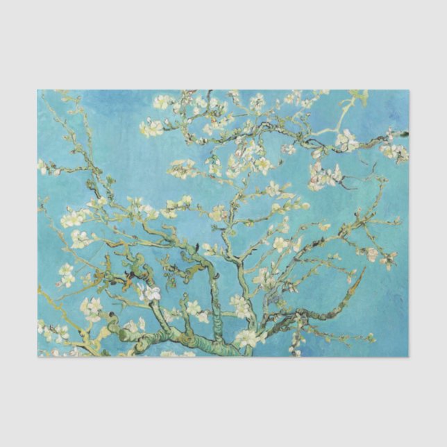 Papel De Seda Van Gogh Almond Blossoms (Frente )