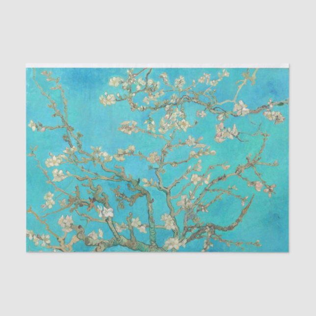 Papel De Seda Van Gogh Almond Blossoms (Frente )