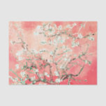 Papel De Seda Van Gogh Almond Blossoms Peach<br><div class="desc">"Presente embrulhando aquele que floresce com calor" Encerre qualquer presente com este delicado papel de tecido rosa pálido adormecido com os Blossoms de Amêndoa de Van Gogh. O fundo quente e alegre adiciona um toque de alegria e feminilidade, enquanto os detalhes florais da arte elevam cada pacote em algo verdadeiramente...</div>