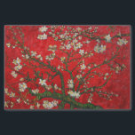 Papel De Seda Van Gogh Almond Blossoms Red<br><div class="desc">Papel tecidular com a pintura a óleo de Almond Blossoms (1890) de Vincent van Gogh,  a vermelho. Uma amendoeira floresce flores brancas em frente a um céu vermelho. Um presente de excelente para fãs do impressionismo e da arte holandesa.</div>