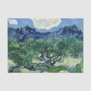 Papel De Seda Van Gogh As Oliveiras Pintura Paisagem