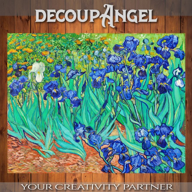 Papel De Seda Van Gogh - Campo de Dissociação de Irrises (Criador carregado)