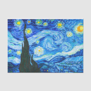 Papel De Seda Van Gogh Starry Night