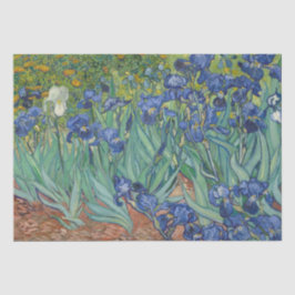 Papel De Seda Van Gogh Vintage Irises   