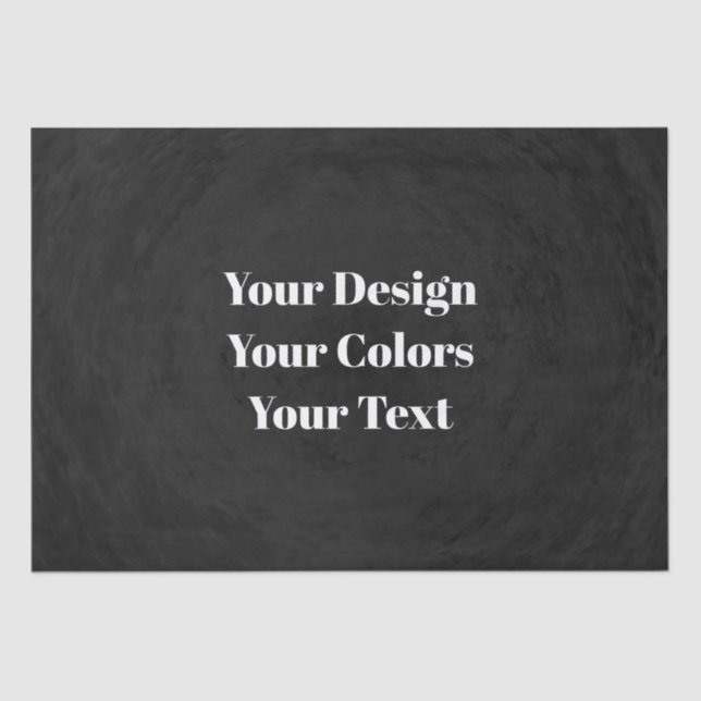 Papel De Seda Vazio - Crie seu próprio personalizado (Frente )