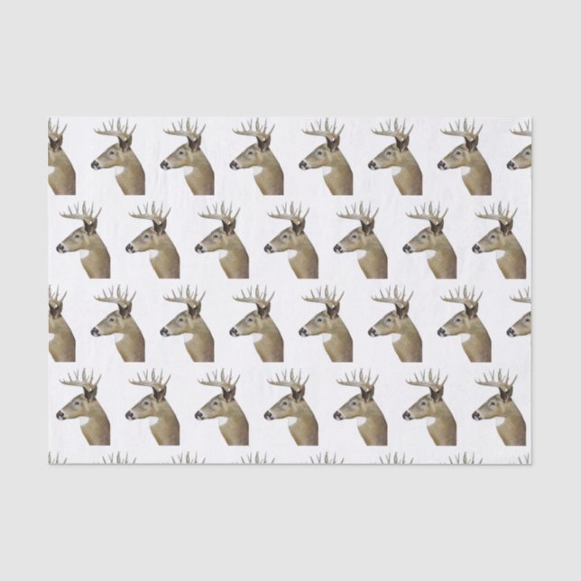 Papel De Seda Veado-da-cauda-branca (Frente )