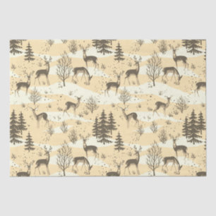 Papel De Seda Veado-De-Aroma De Beige