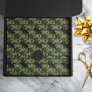 Papel De Seda Vela e ornamentos de Natal de Neon-Luz Negra