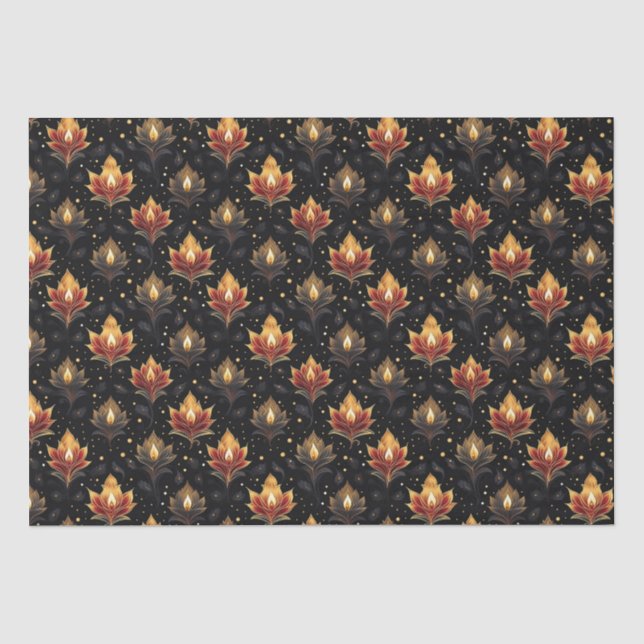Papel De Seda Velas Diwali (Frente )