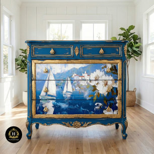 Papel De Seda Velas na Ilha Catalina Califórnia Decoupage