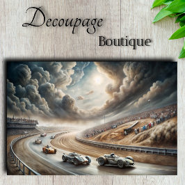 Papel De Seda Velocidade das Legendas da Vintage Racing Glory De