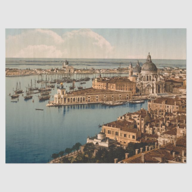 Papel De Seda Veneza do Campanile mim, Italia (Frente )