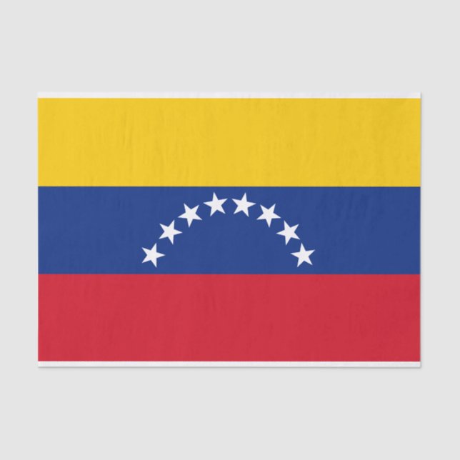 Papel De Seda Venezuela: Patriota patriótico (Frente )