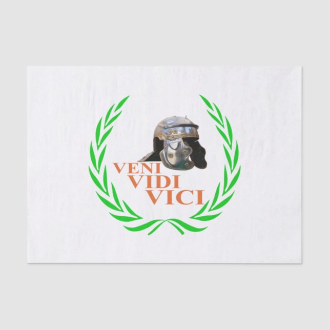 Papel De Seda Veni Vidi Vici (Frente )