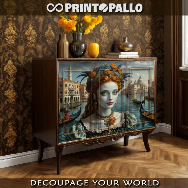 Papel De Seda Venice Beauty na sacada (Criador carregado)