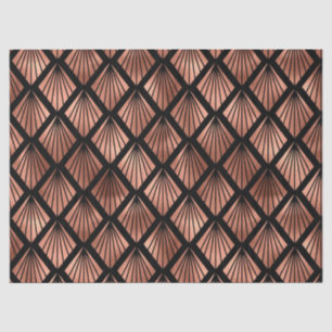 Papel De Seda Ventiladores da Deco de Arte Dourada na Rosa