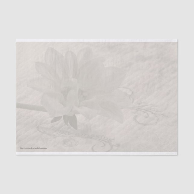 Papel De Seda Verdadeiramente Incrível Dahlia (Frente )