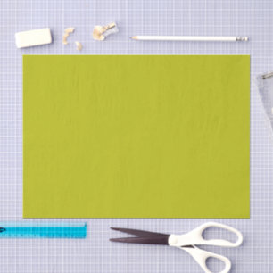 Papel De Seda Verde Chartreuse Simples Cor Sólida Plana