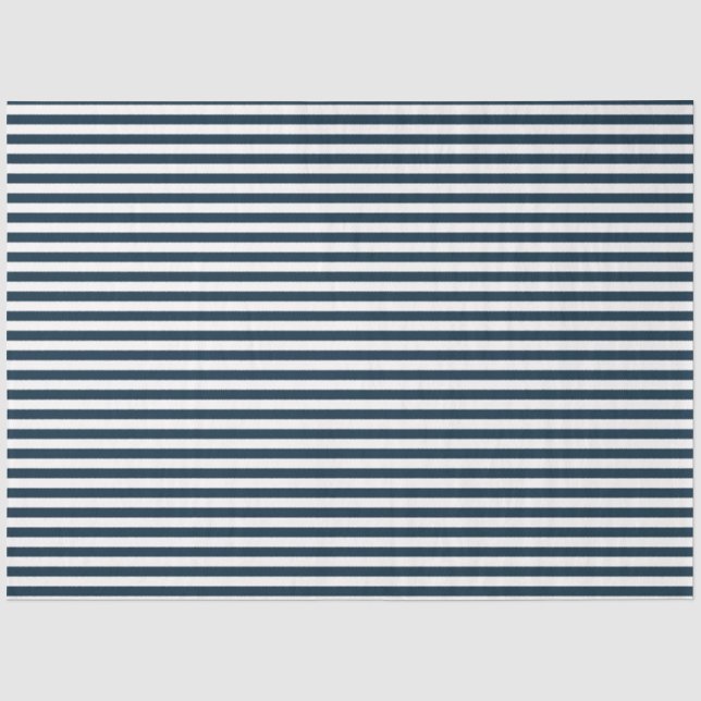 Papel De Seda Verde e Azul-Marinho Série Náutica Design 14 (Frente )