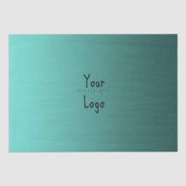 Papel De Seda Verde elegante da cerceta do inclinação com