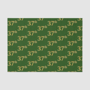 Papel De Seda Verde, evento do ouro 37th do falso