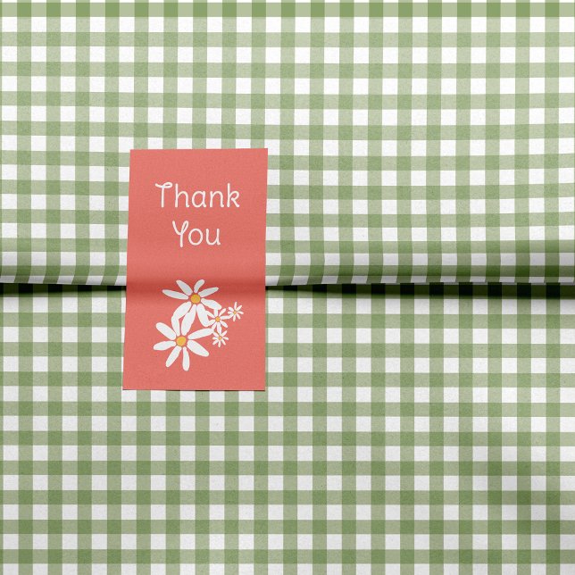 Papel De Seda Verde - Faça Minha Margarida Gingham (Criador carregado)