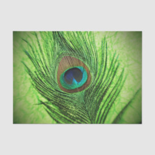 Papel De Seda Verde limão do pavão