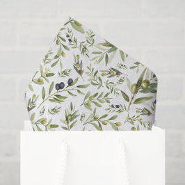 Papel De Seda Verde Salvia Aquarela Francês Country Chic Olivas