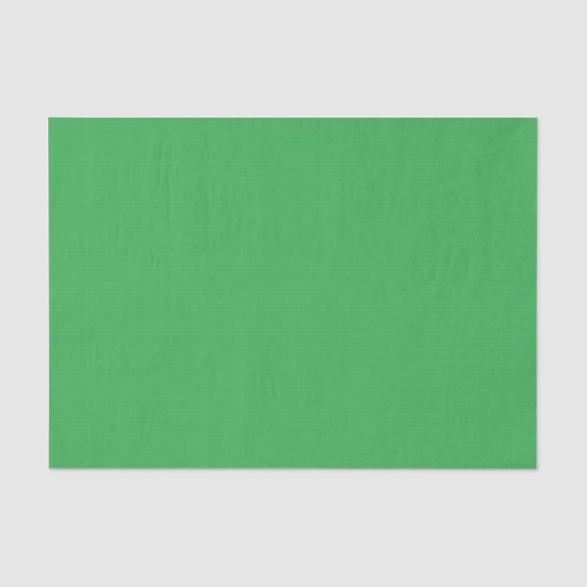 PAPEL DE SEDA VERDE SÓLIDO BRILHO (Frente )