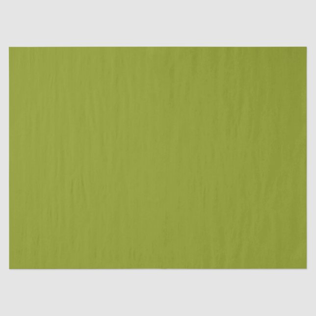 Papel De Seda Verde Trendy (cor sólida) (Frente )