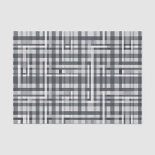 Papel De Seda Verificação de Padrão Geométrico em Pixel Monocrom