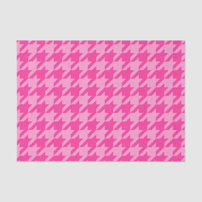 Papel De Seda Verificação de Xadrez do sanooth rosa (Frente )