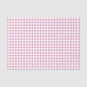 Papel De Seda Verificação rosa e branca (série Design 49 rosa