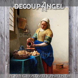 Papel De Seda Vermeer - A Decoupage da Milkmaid
