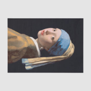 Papel De Seda Vermeer Girl com brincadeira