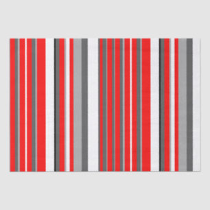 Papel De Seda Vermelho branco e cinzas