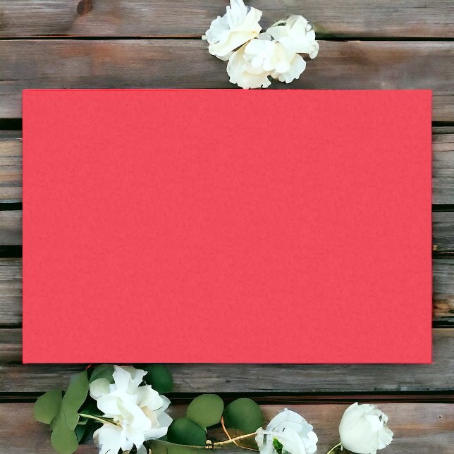 Papel De Seda Vermelho Brilhante Sólido Colorido Simples (Pretty Solid color Red tissue paper. Great for gifts and craft projects.)