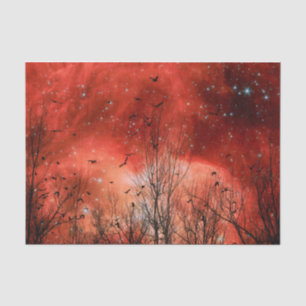 Papel De Seda Vermelho Celestial