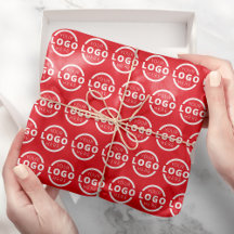 Vermelho da marca do logotipo comercial personaliz